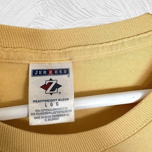 2000s Marigold Festival Pekin Illinois yellow flower tee size L - Picture 5 of 5